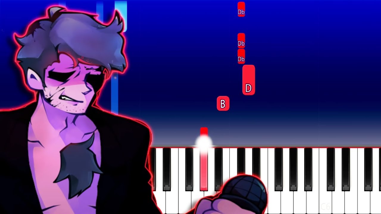 Friday Night Funkin - Corruption - Dusk (Piano Tutorial)