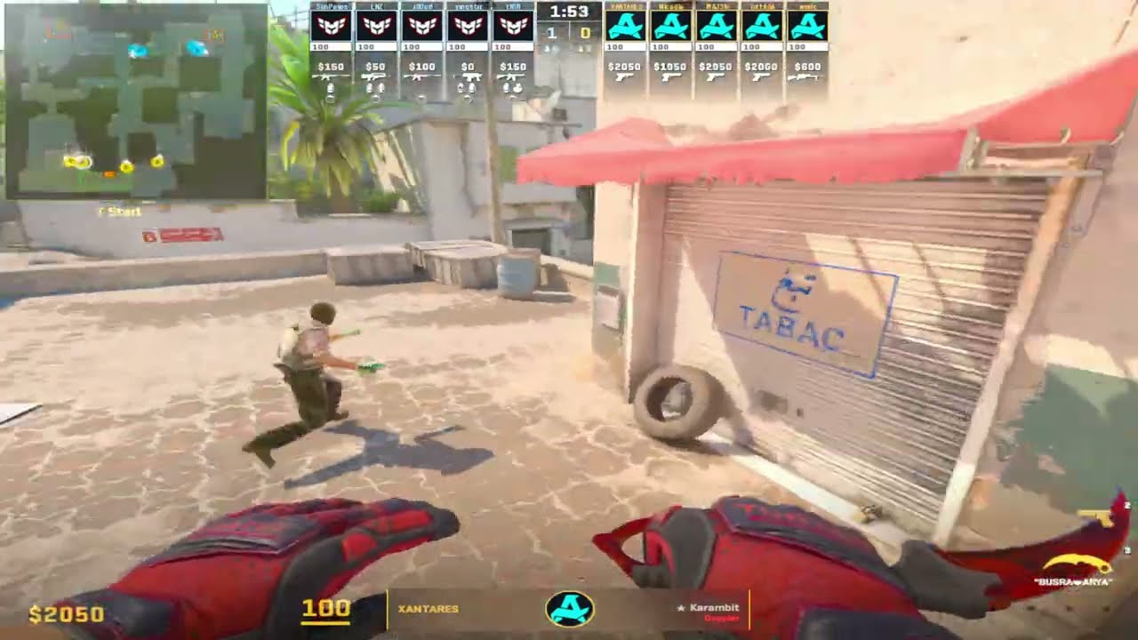 Aurora XANTARES (20/15) vs HEROIC (Dust2) @ IEM Dallas 2025 | CS2 POV