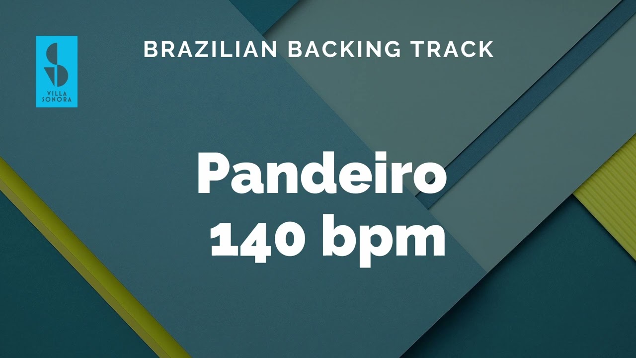 Brazilian Backing Track - Pandeiro 140 bpm