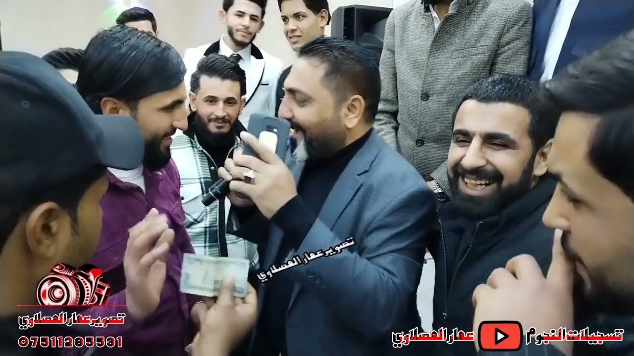 الفنان ياسر الخابوري دبكه زواج علاوي الجحيشي(5) المايسترو حسوني الجبوري تصوير عمار المصلاوي