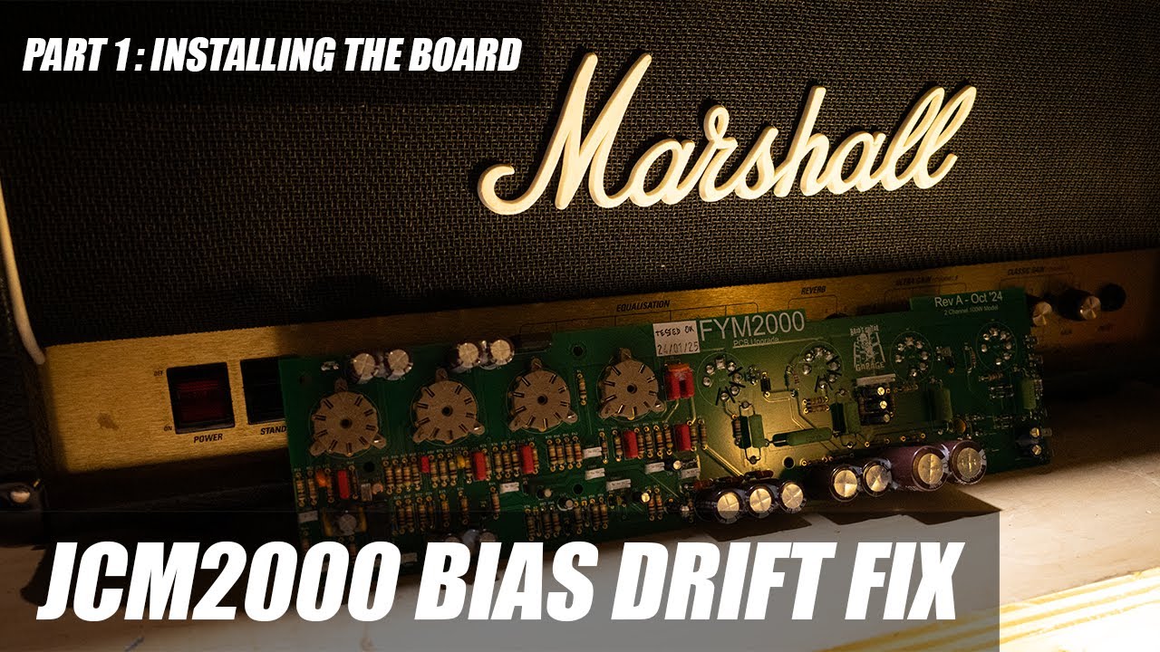 Fixing JCM2000 Bias Drift – Installing Brad’s Guitar Garage PCB (Part 1)