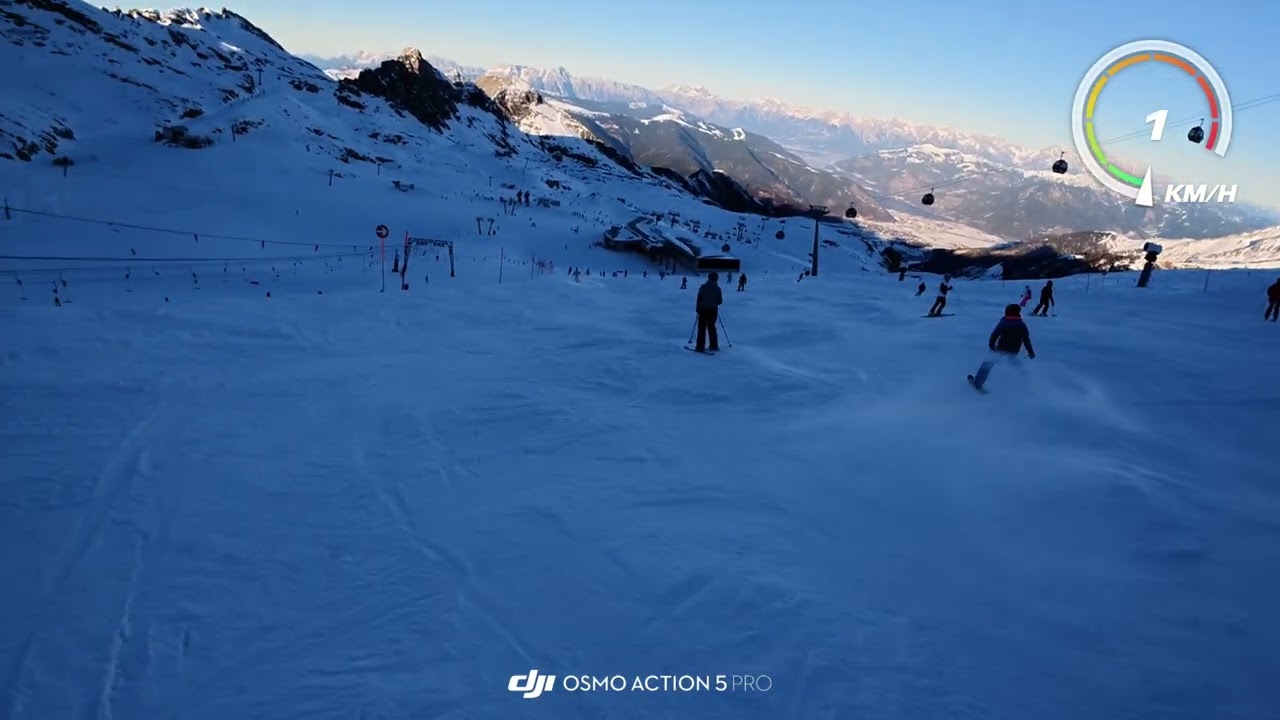 Kitzsteinhorn snow park + piste 1 evening moguls Dec 2025 4K