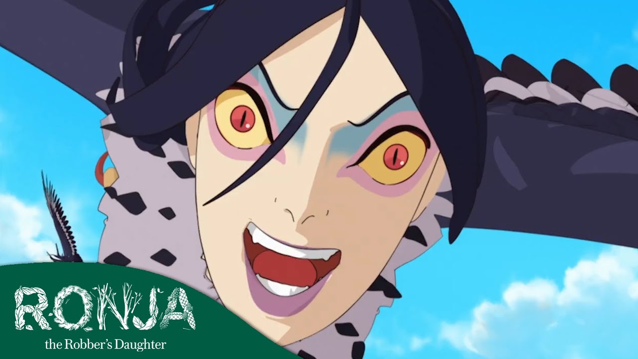 Miyazaki's Ronja - Attacked by Harpies! | Anime from Studio Ghibli