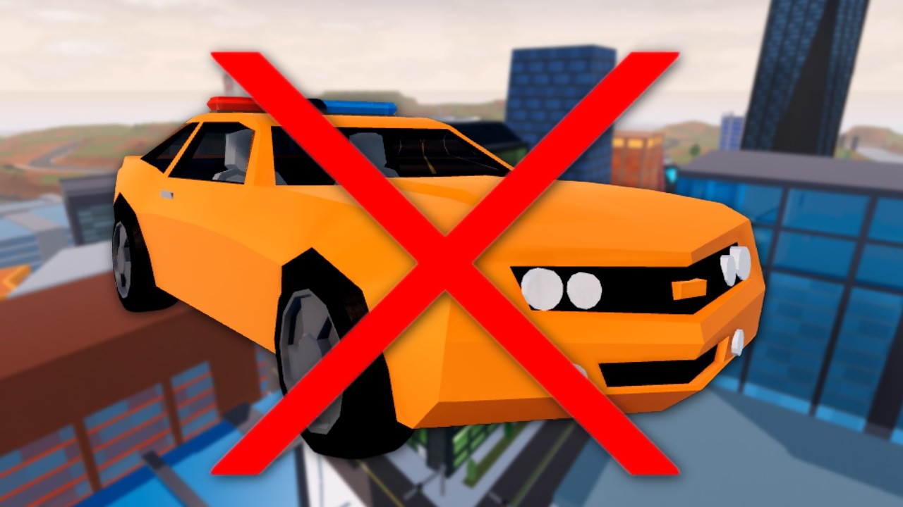 Roblox Jailbreak But I Can ONLY WALK