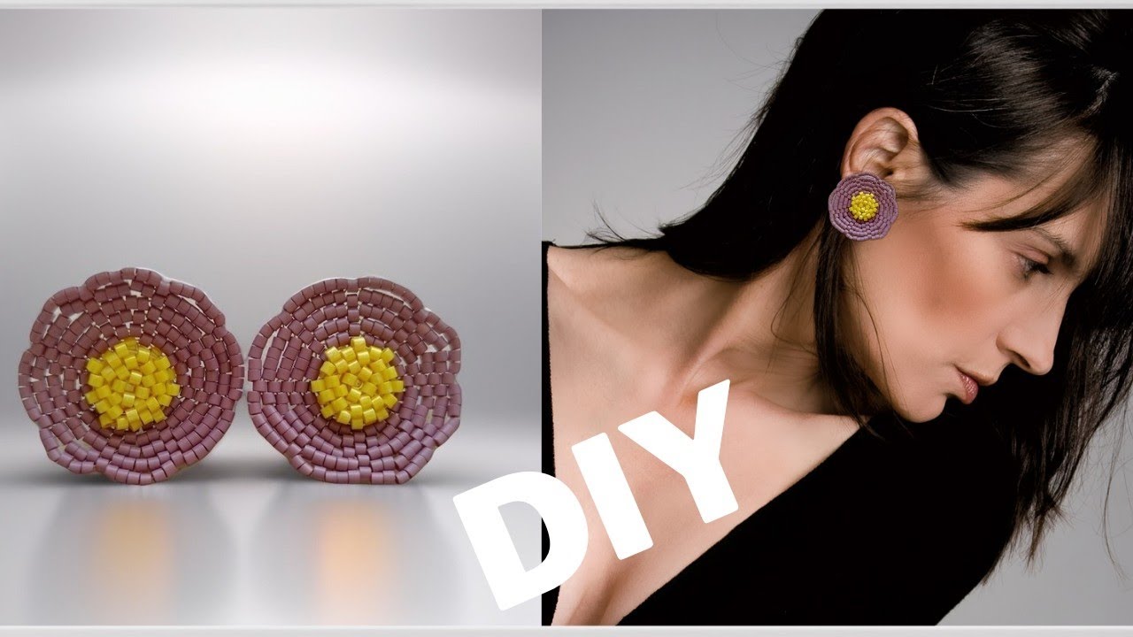 AROS ELEGANTES Y FÁCILES , DIY SEED BEAD EARRINGS TUTORIAL, #miyuki #diy #earrings