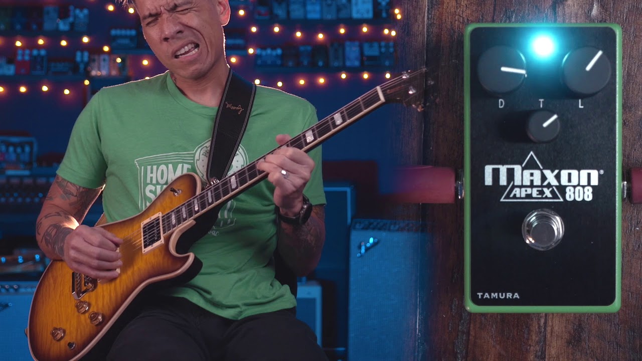 Maxon Apex808 overdrive pedal - demo by RJ Ronquillo