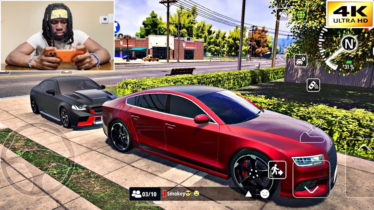 Audi A7 Sportback & Mercedes C63 AMG Coupe - Car Driving Multiplayer Gameplay