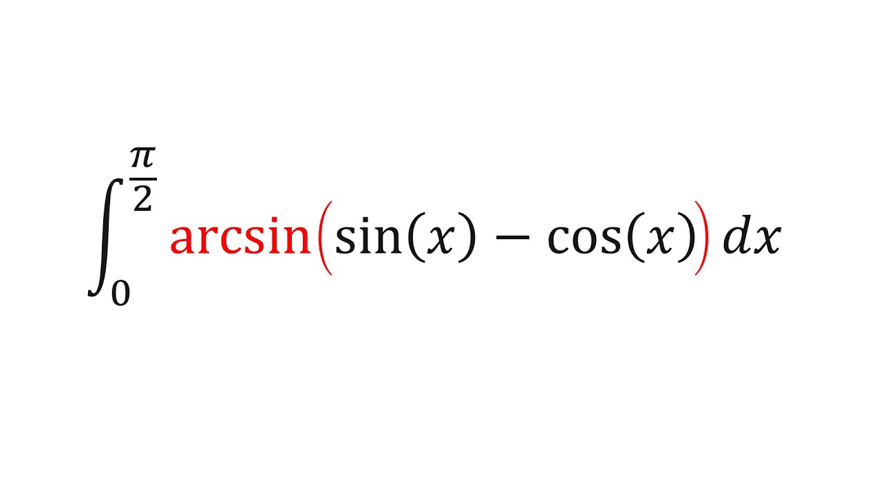 A Tricky Integral