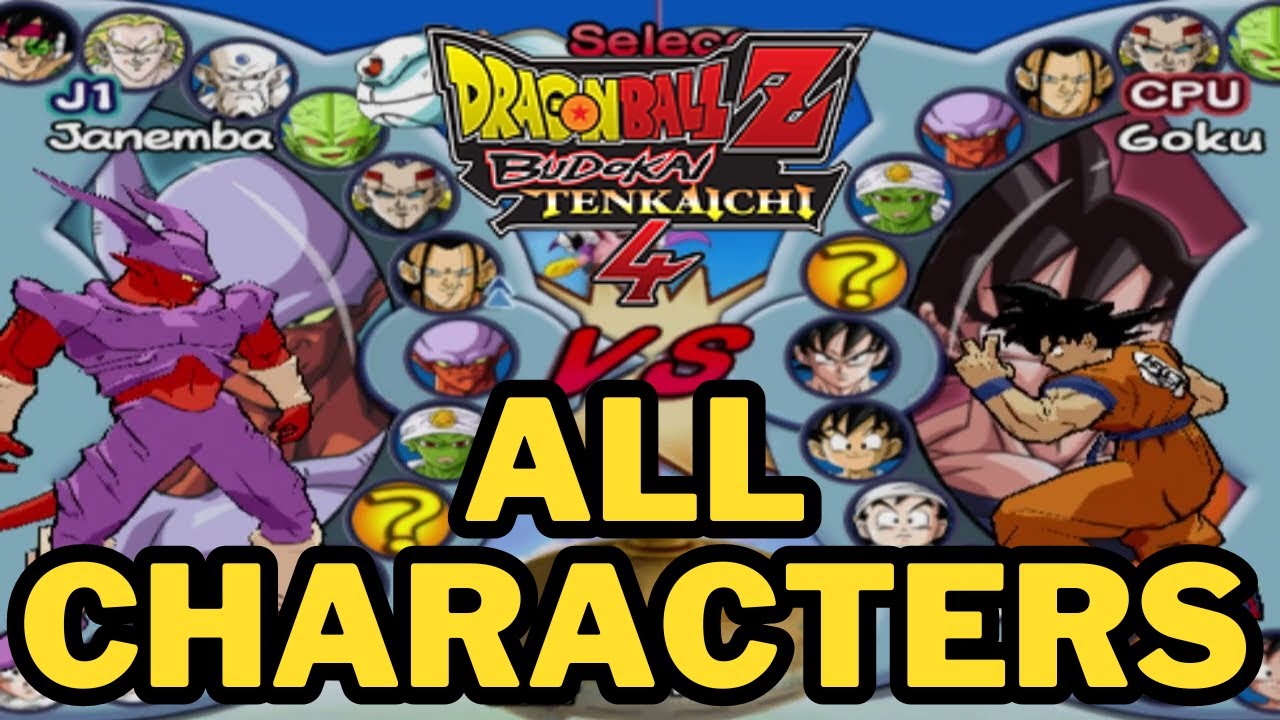 DRAGON BALL Z INFINITE WORLD TODOS LOS PERSONAJES Y TRAJES