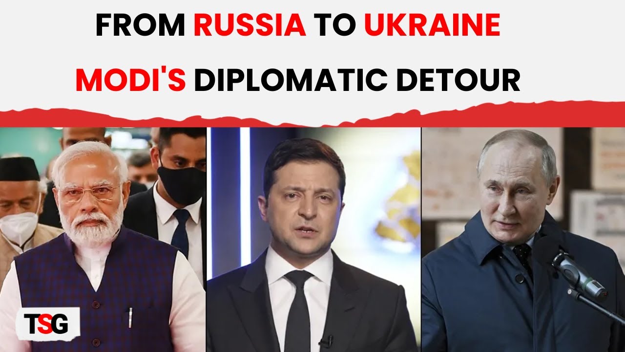 Modi Makes History: First Indian PM to Visit Ukraine in 30 Years | Ukraine-Russia War