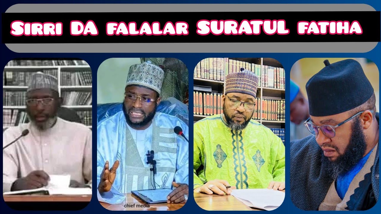 SIRRI DA falalar SURATUL fatiha