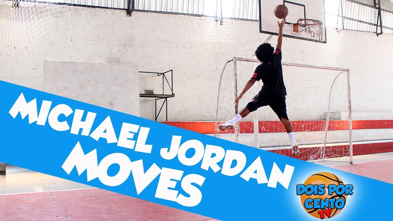 3 JOGADAS USADAS PELO MICHAEL JORDAN - TUTORIAIS BASQUETE/ BASQUETE DE RUA