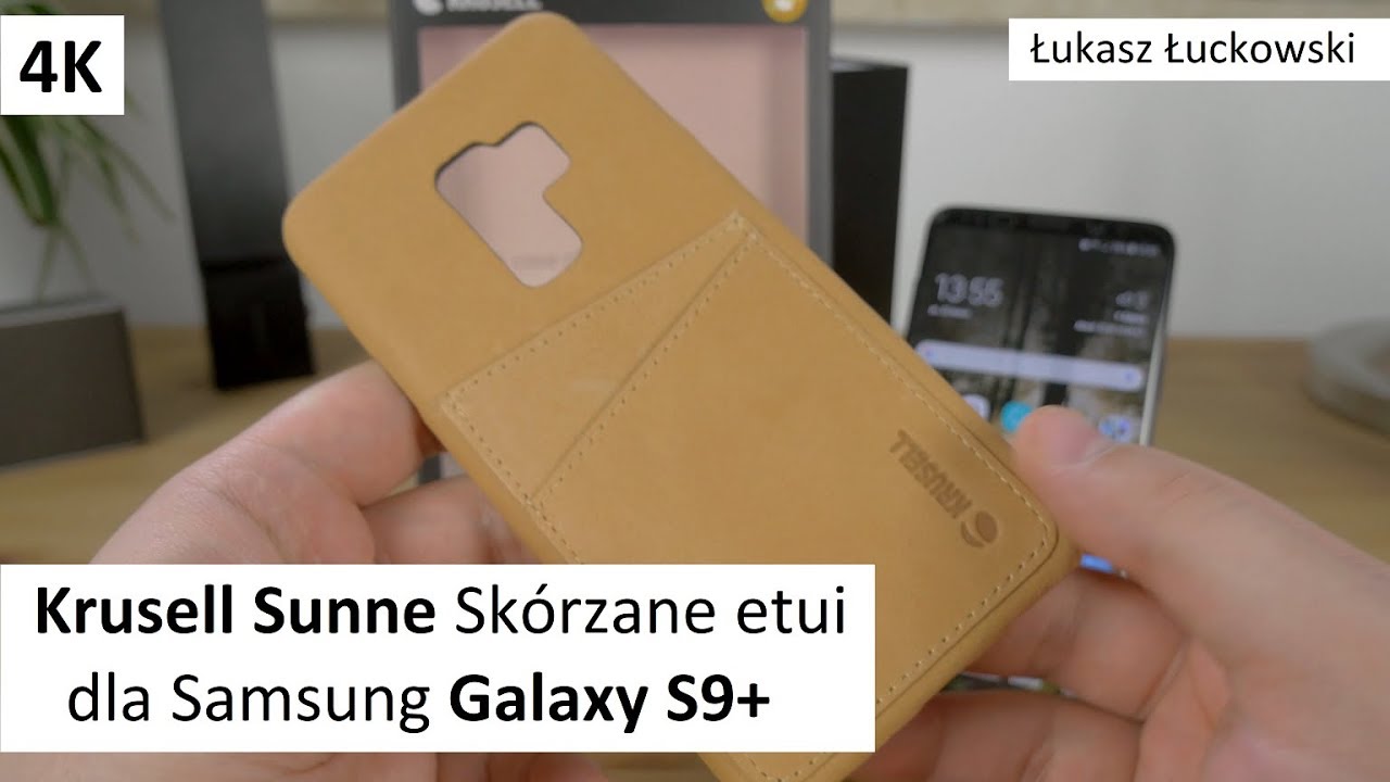 Krusell Sunne Sk&oacute;rzane etui dla Samsung Galaxy S9+ | Rzut Oka