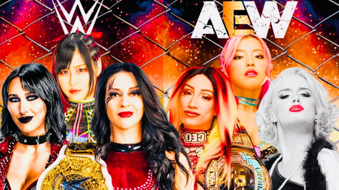 WWE 2K25 - Team Stephanie Vaquer[WWE] VS Team Mercedes Mone[AEW] - Women's War Games Match