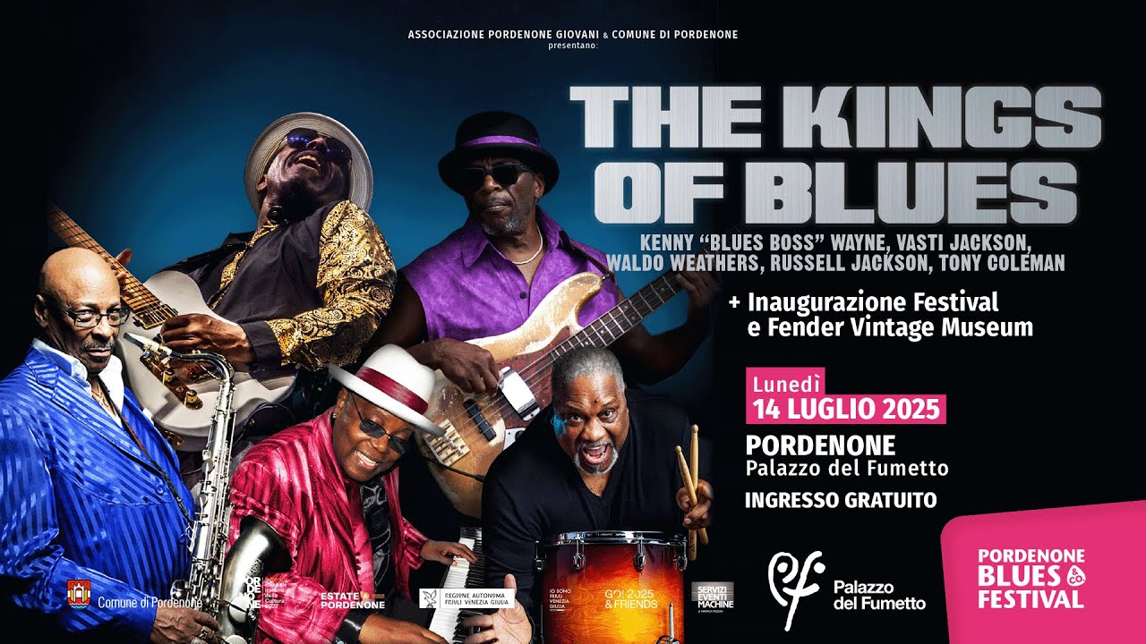 14 luglio 2025 - Inaugurazione e The Kings of Blues