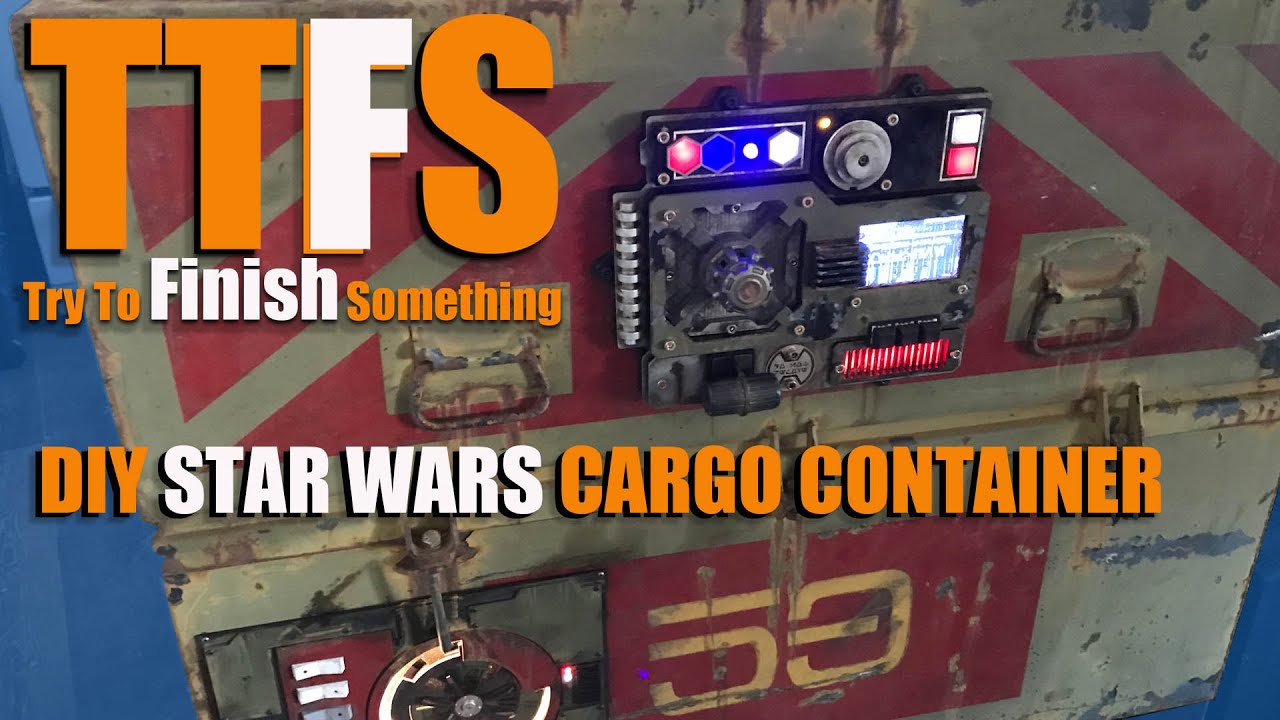 TTFS: Mandalorian-Era, Galaxys Edge-Inspired, Star Wars Cargo Container Table