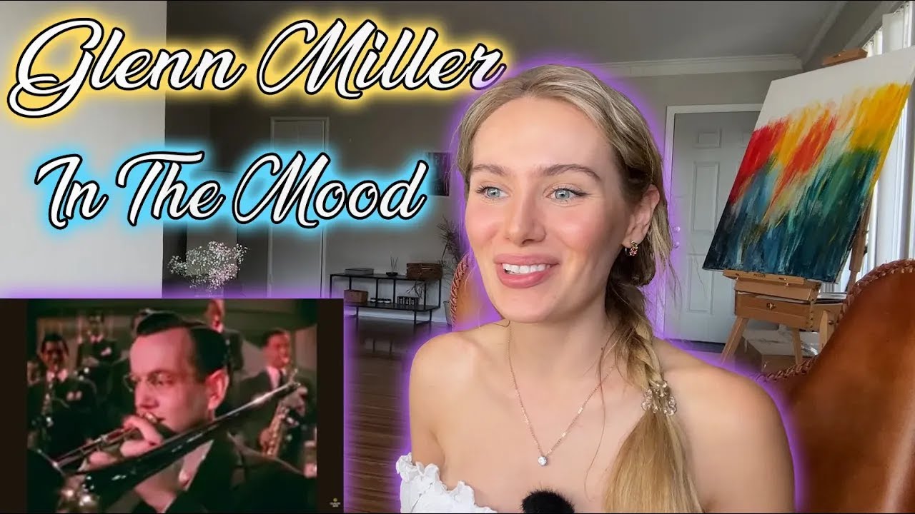 Glenn Miller-In The Mood!  Russian Girl First Time Hearing!!!