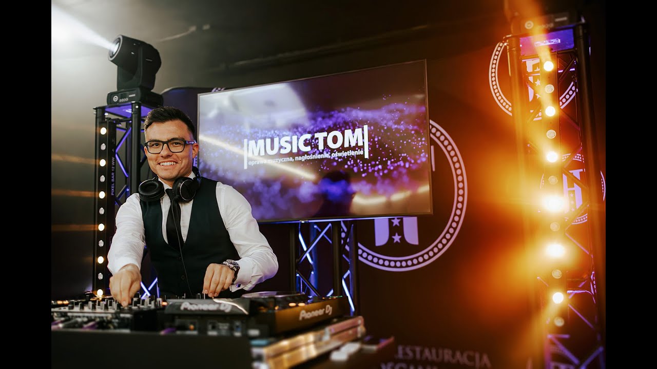 DJ na wesele Poznań MUSIC TOM - promo 2025 - wesele - Hotel Toscania - www.music-tom.com