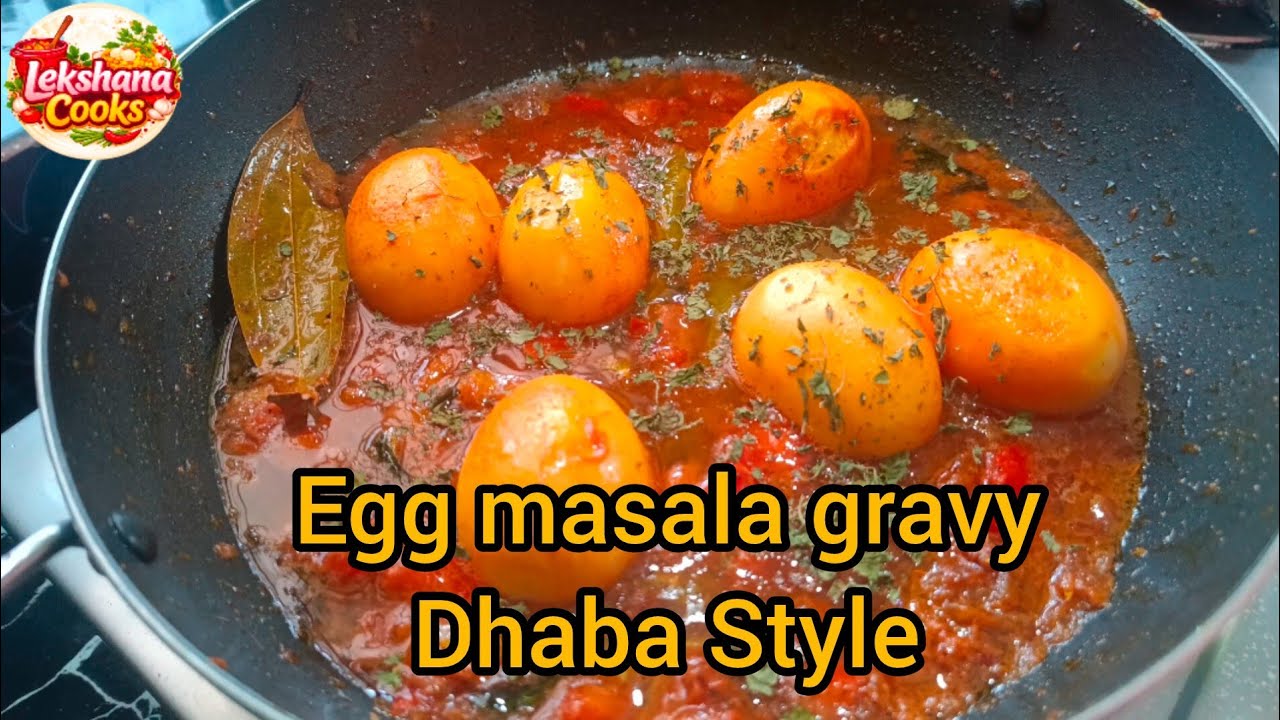 Egg masala gravy(Dhaba style)#trending #cooking #egg #egggravyrecipe #egg 