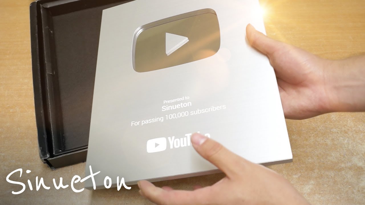 El NUEVO Bot&oacute;n de Plata de Youtube GRACIAS A TOD@S - Sinueton