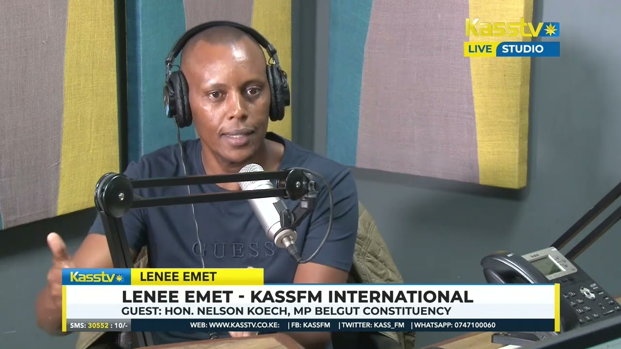 Hon. Nelson Koech, MP, Belgut Constituency, live on Lenee Emet, hosted by Boaz and Trizer, Part 2.