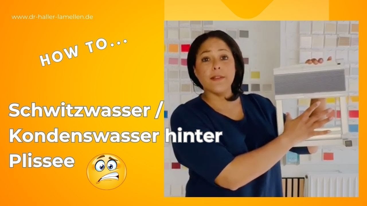 Kondenswasser hinter dem Plissee. Was tun bei Schwitzwasser hinter dem Plissee? 2 anwendbare Tipps.