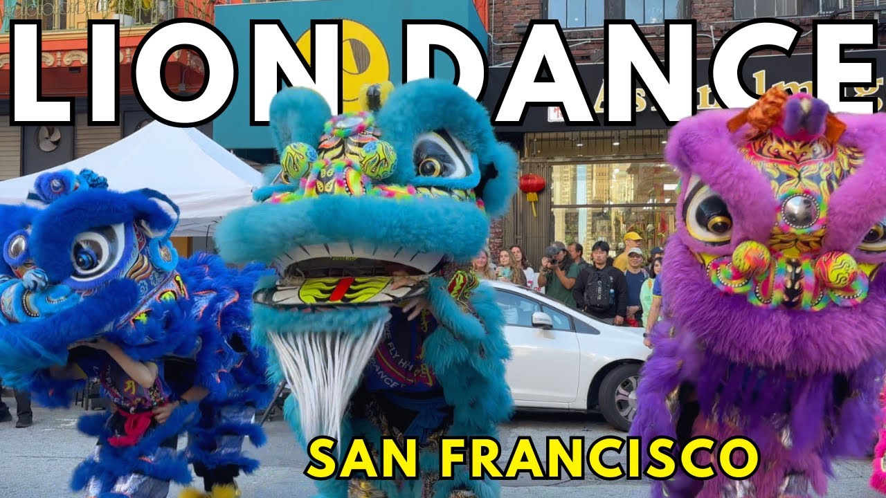 Night Market Lion Dance May 2024, San Francisco Chinatown