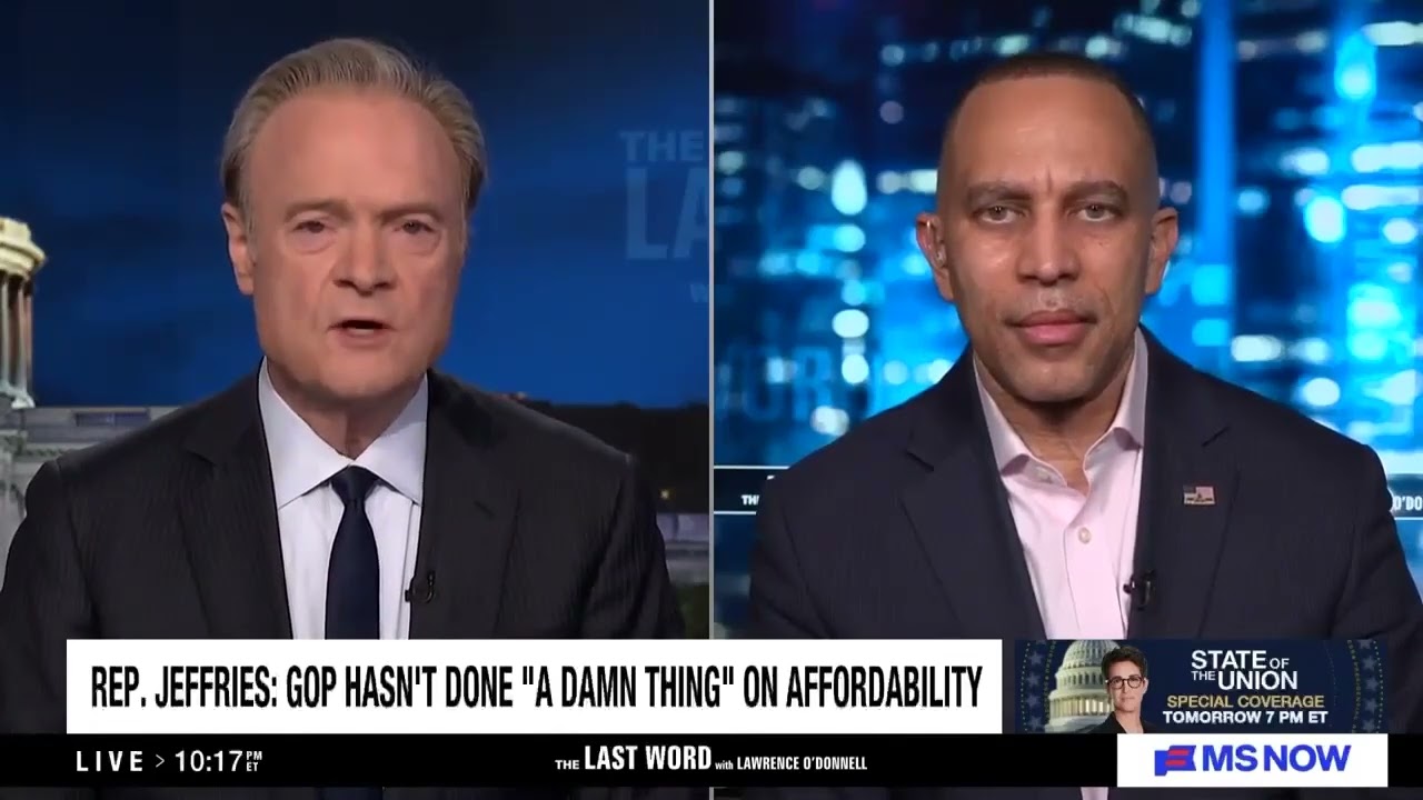 Leader Jeffries on MS NOW's The Last Word