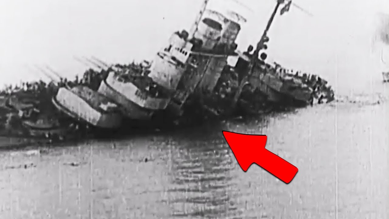 Torpediert und gefilmt: Die dramatischsten Schlachtschiff-Untergänge der Geschichte!