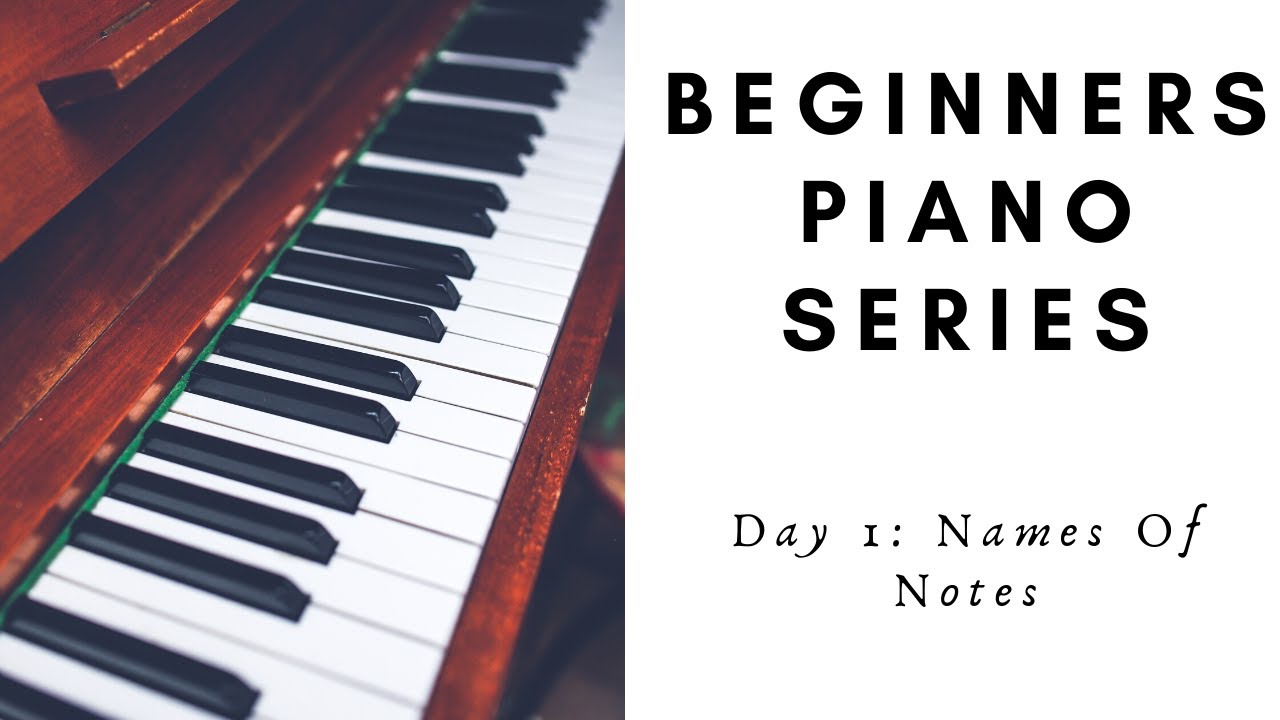 Beginner Piano Lesson- Day 1- Names Of Notes On The Piano-(Instructor - Emmanuel)