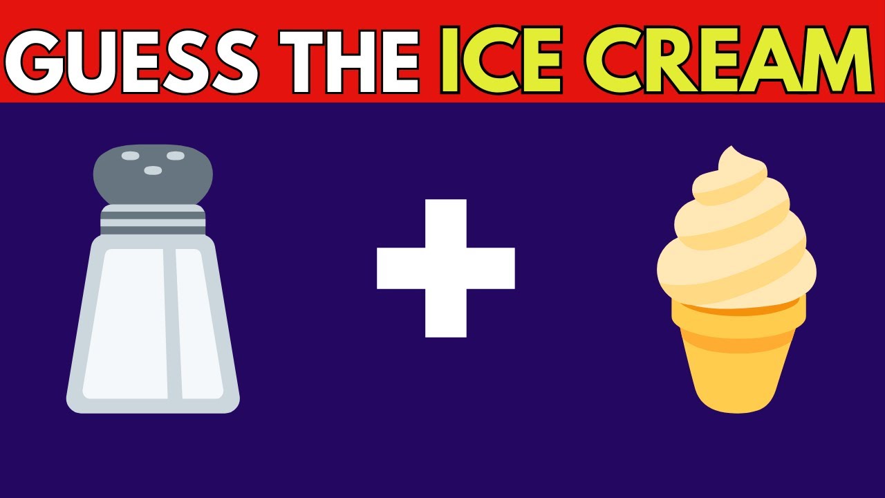 Guess the Ice Cream Flavor by Emoji 🍦 Emoji Quiz