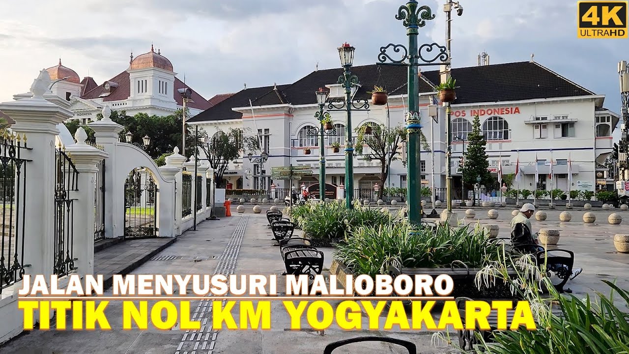 Morning in Malioboro Yogyakarta❗Jalan pagi sehabis hujan ke Titik O KM Jogjakarta