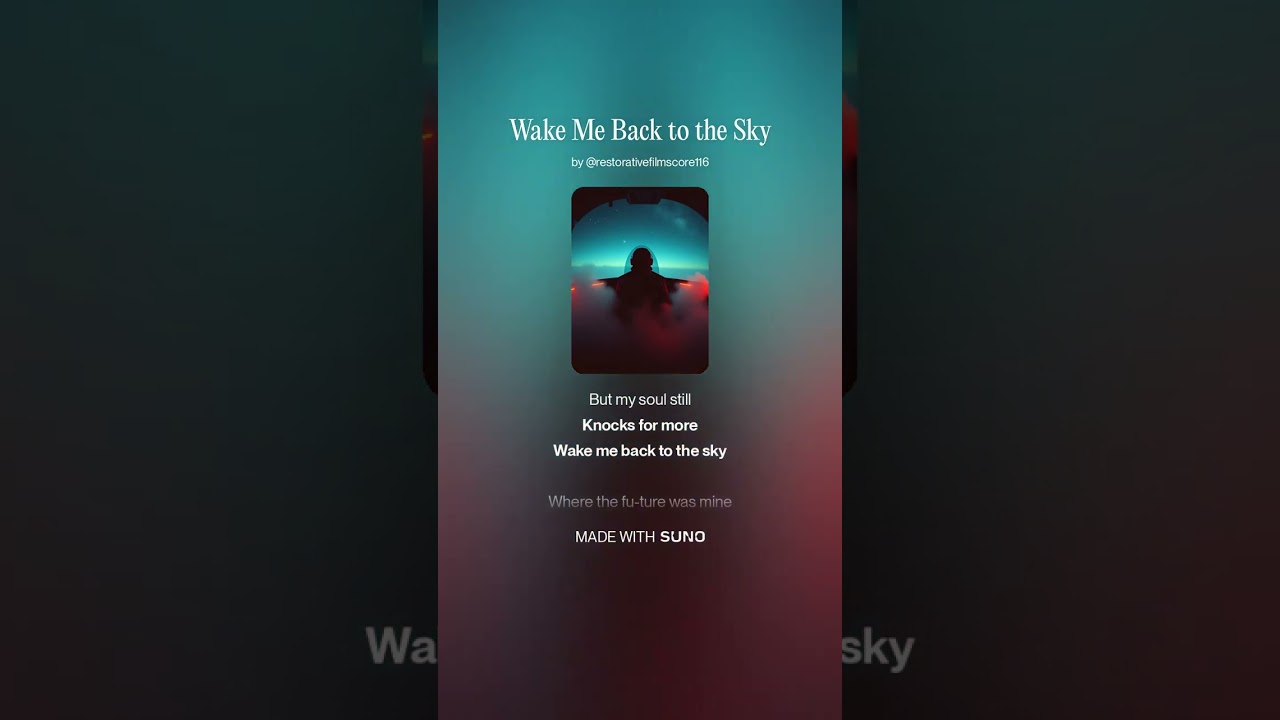 Wake Me Back to the Sky