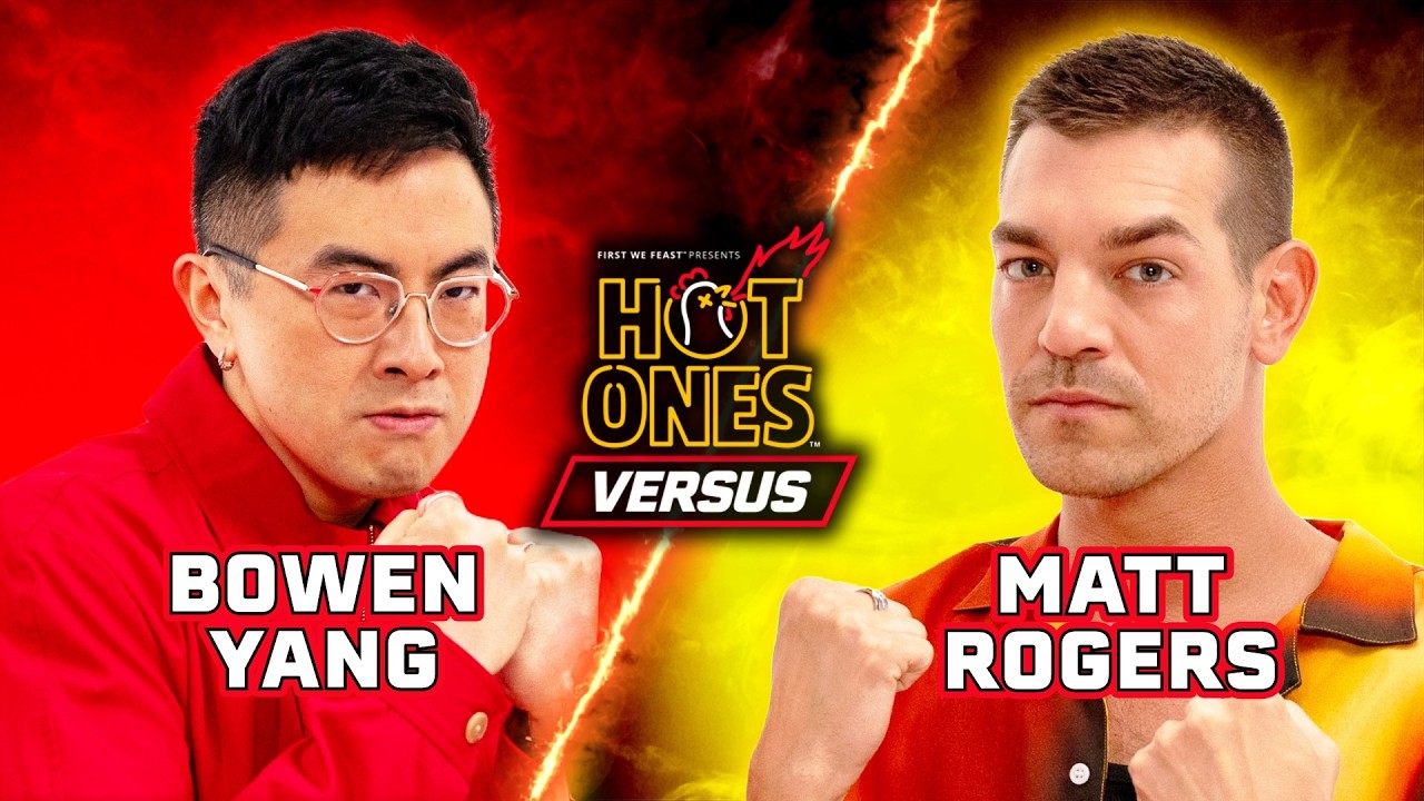 Bowen Yang vs. Matt Rogers | Hot Ones Versus