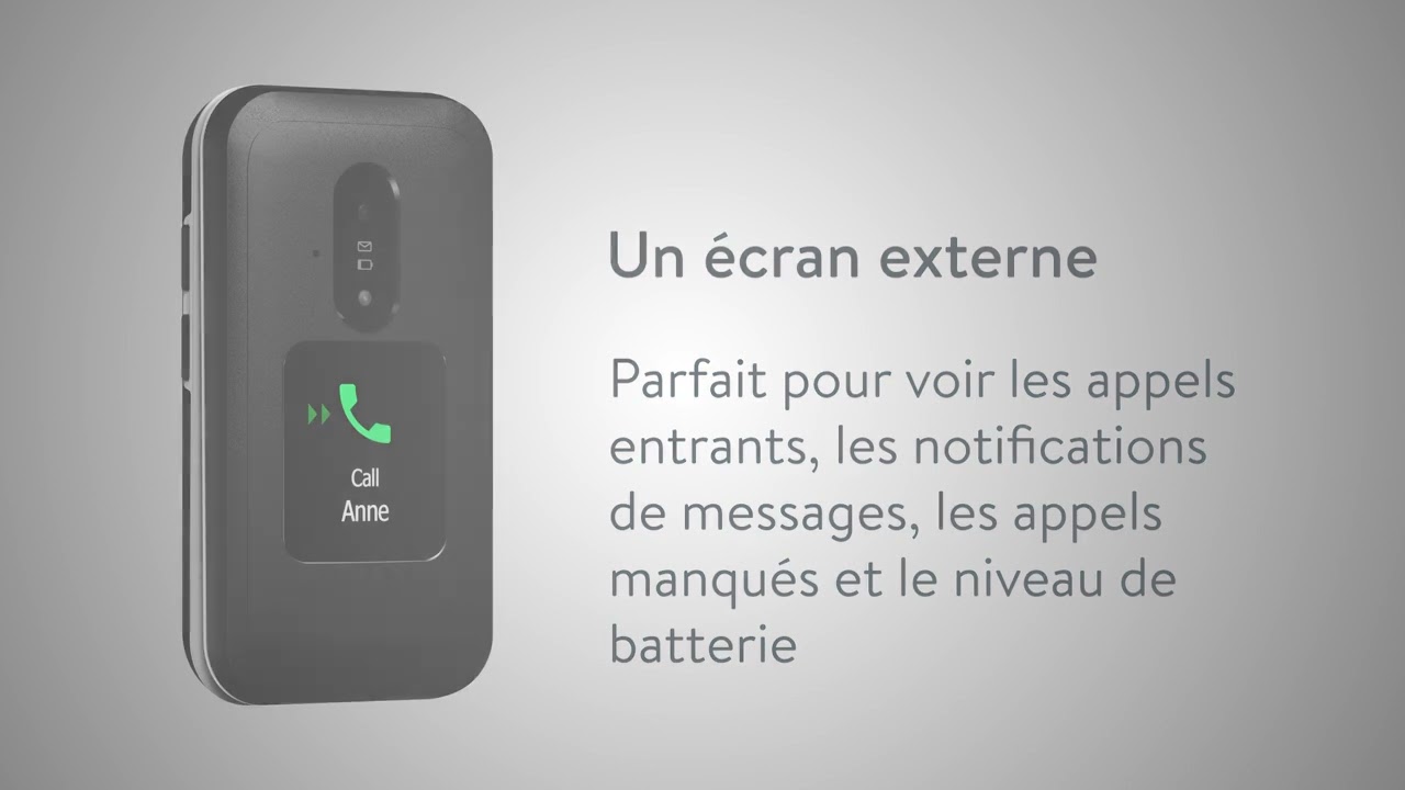 Doro Leva E30, le téléphone 4G à clapet avec double écran, pratique au quotidien et rassurant