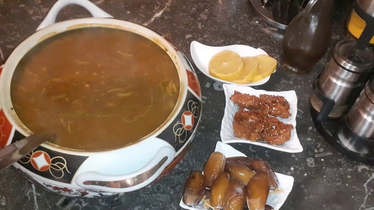 طريقة تحضير حريرة المغربية الوجدية اللذيذة