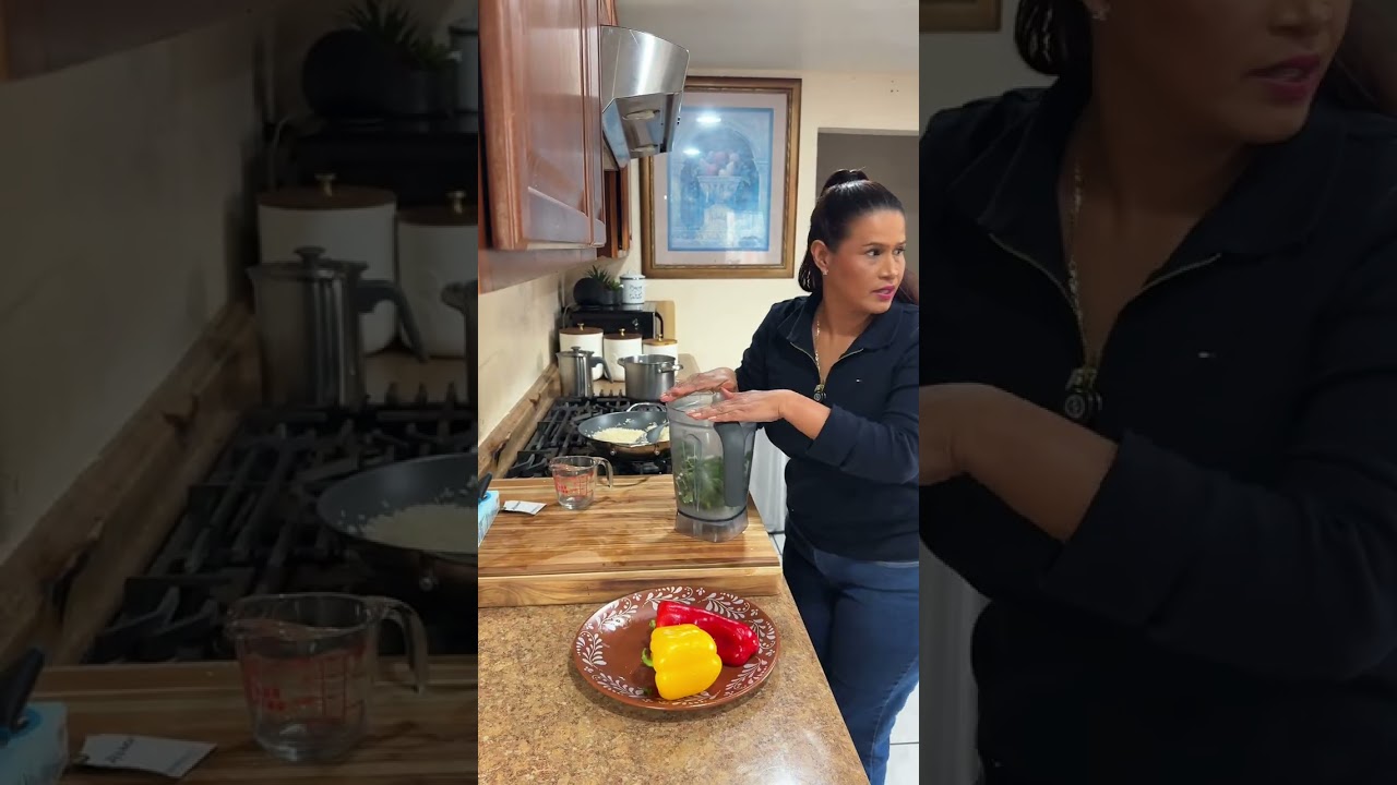 Receta de arroz verde 
