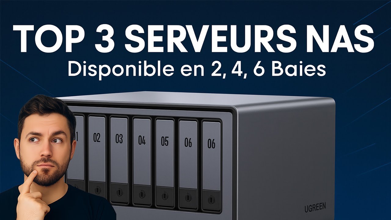 Meilleur serveur NAS (2025) | Disponible en 2, 4, 6 baies | UGREEN
