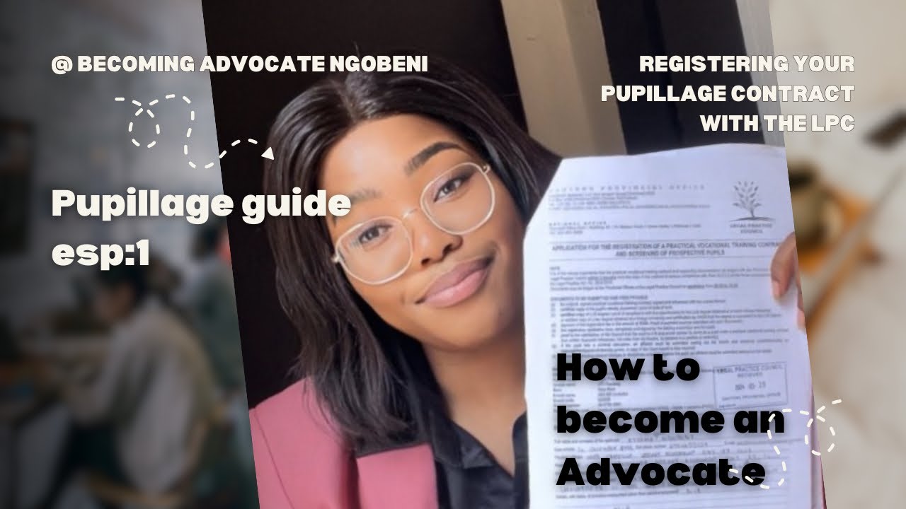 signing your LPC contract | Pupillage guide ep 1 | how to become an Advocate in South Africa