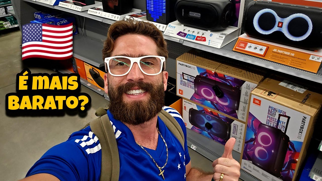 AS CAIXAS DE SOM VENDIDAS NOS ESTADOS UNIDOS! 🇺🇸 SERÁ QUE TEM O MELHOR PREÇO?