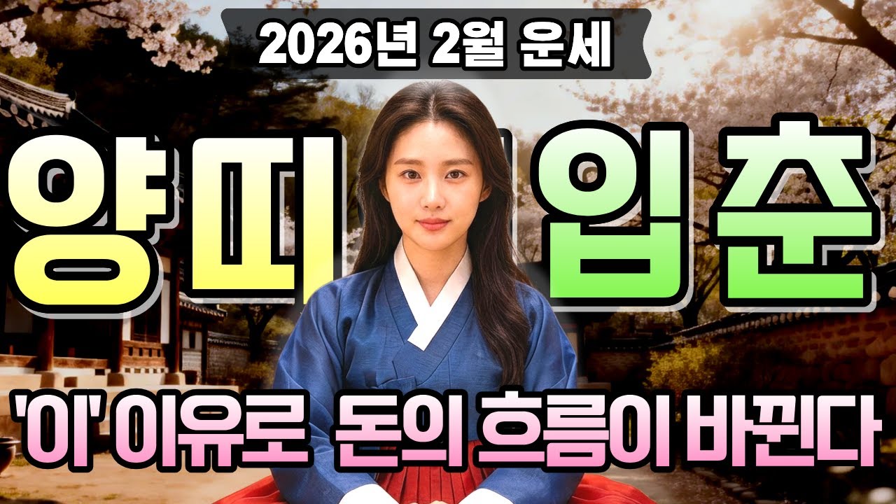 [2026년 입춘] 양띠 운세, 재물·관계·생활이 함께 정리되는 흐름 | 돈이 남는 사람과 새는 사람의 차이 #2026년입춘운세 #양띠운세 #양띠재물운