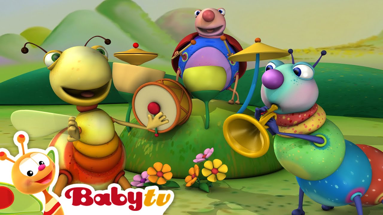 Banda Big Bugs - Jazz 🎺 | Música e canções para crianças 🎵 | Desenho @BabyTVBR
