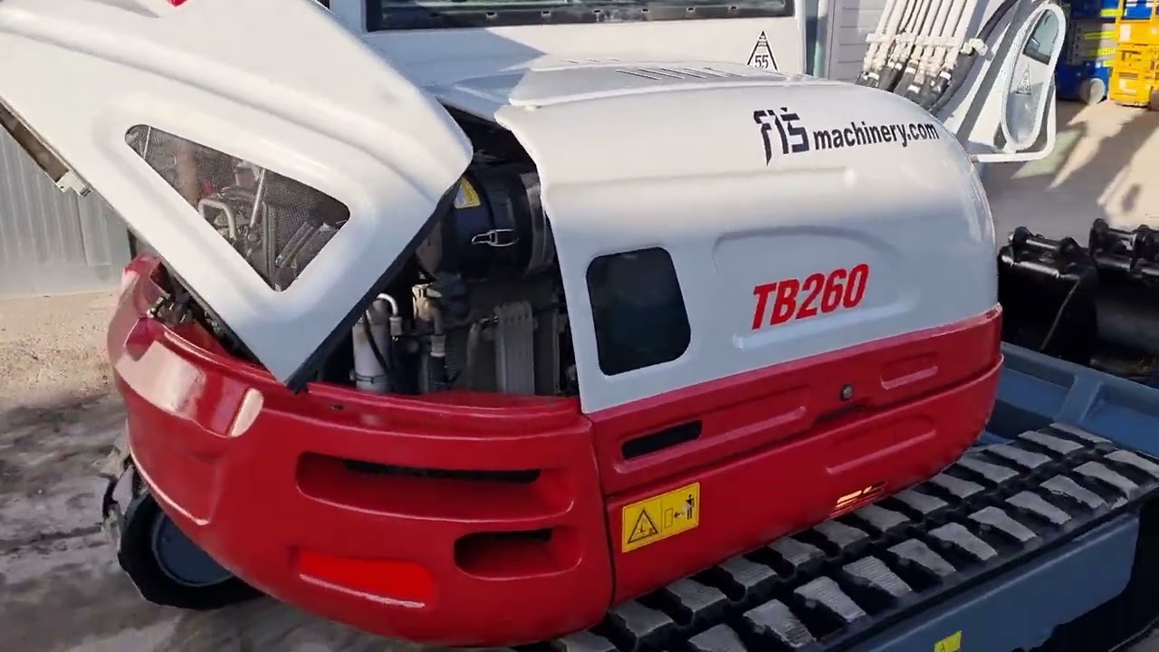 Takeuchi  TB260 - POWERTILT - 5X BUCKETS - 2019 YEAR (VERKAUFT)