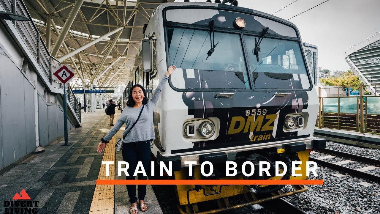 SEOUL TRAIN To North Korea Border ( DMZ TRAIN )🇰🇷