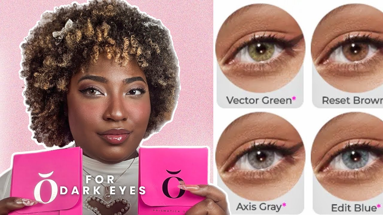 I Tried Viral Color Contacts on DARK BROWN Eyes | SHOCKED at the Results 😱