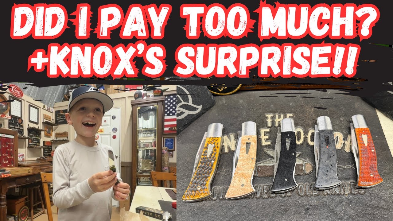 I Can't Believe I paid This Much for 6 Knives! + Surprise for Knox!