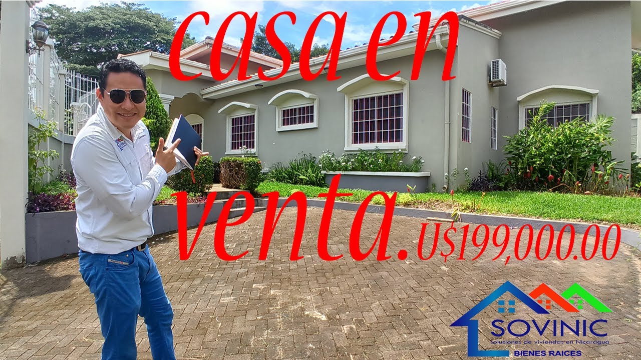 Casa en venta Nicaragua, Residencial Lomas de monte verde