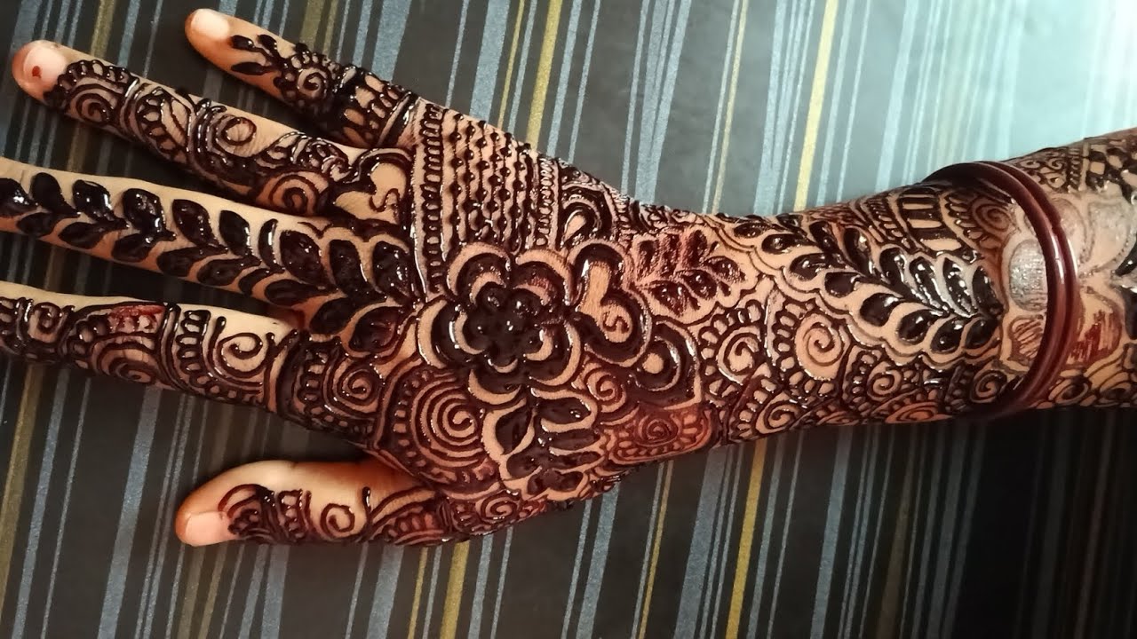 Full hand bridal mehendi designs #henna #back hand mehendi designs #step by step mehendi classes 