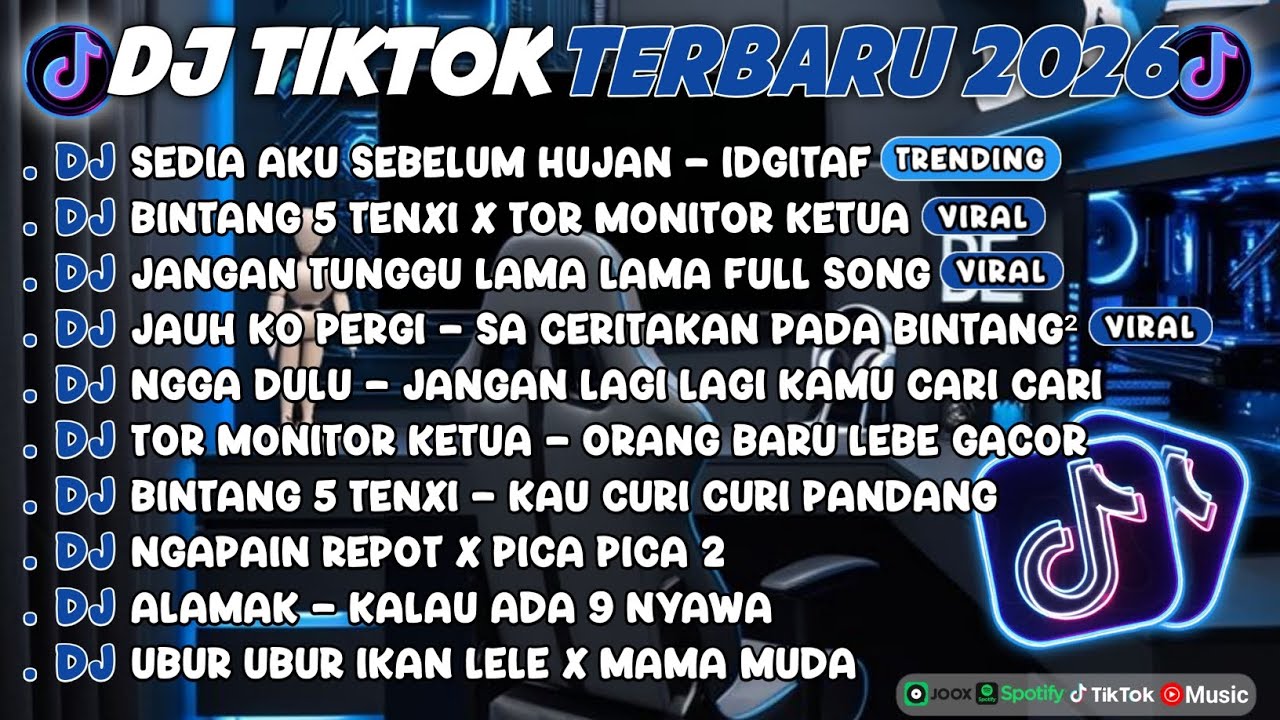 DJ TIKTOK TERBARU 2026🎵DJ SEDIA AKU SEBELUM HUJAN - IDGITAF🎵DJ BINTANG 5 TENXI X TOR MONITOR KETUA