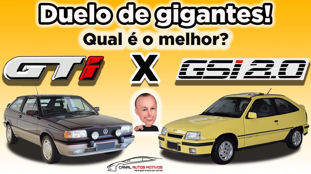 Comparativo entre Gol GTi X Kadett GSi - Gol GTi - Kadett GSI